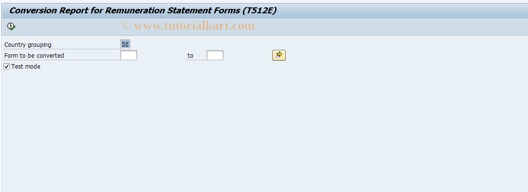 SAP TCode S_AHR_61010551 - IMG Activity: OHAXFORS001