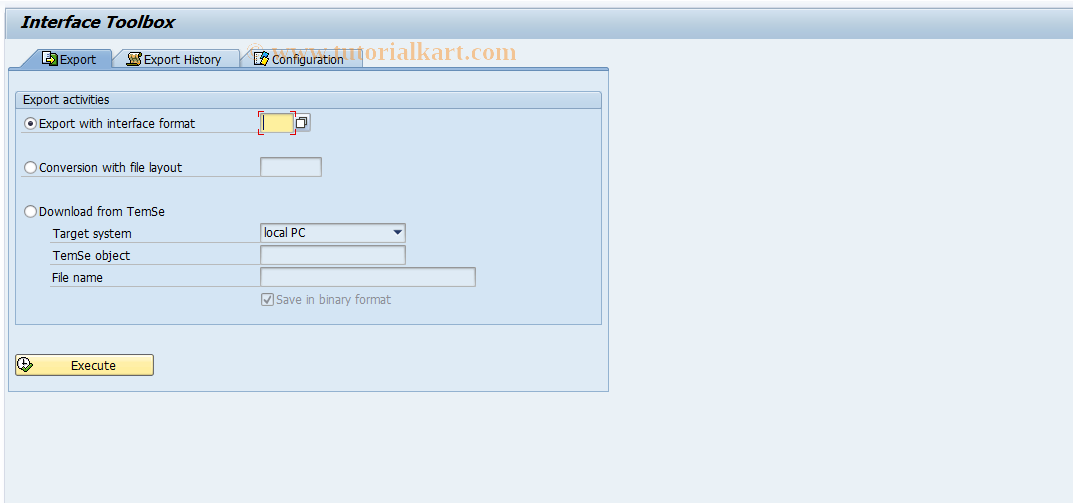 SAP TCode S_AHR_61010568 - IMG Activity: SIMG_OHT0113