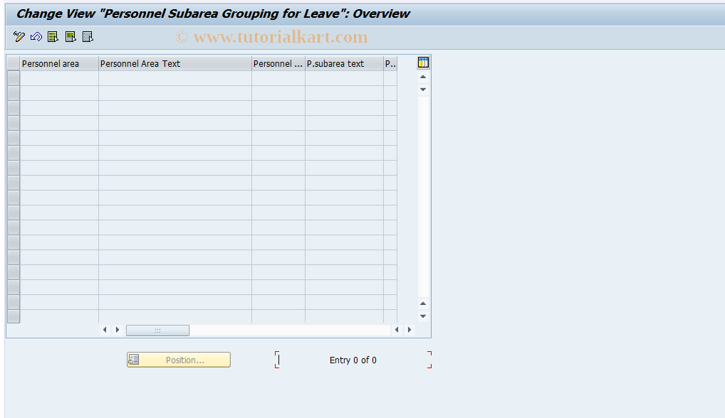 SAP TCode S_AHR_61010578 - IMG Activity: OHIX0161