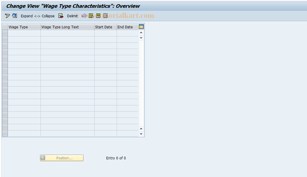 SAP TCode S_AHR_61010599 - IMG Activity: OHIXQUOTACOMP05