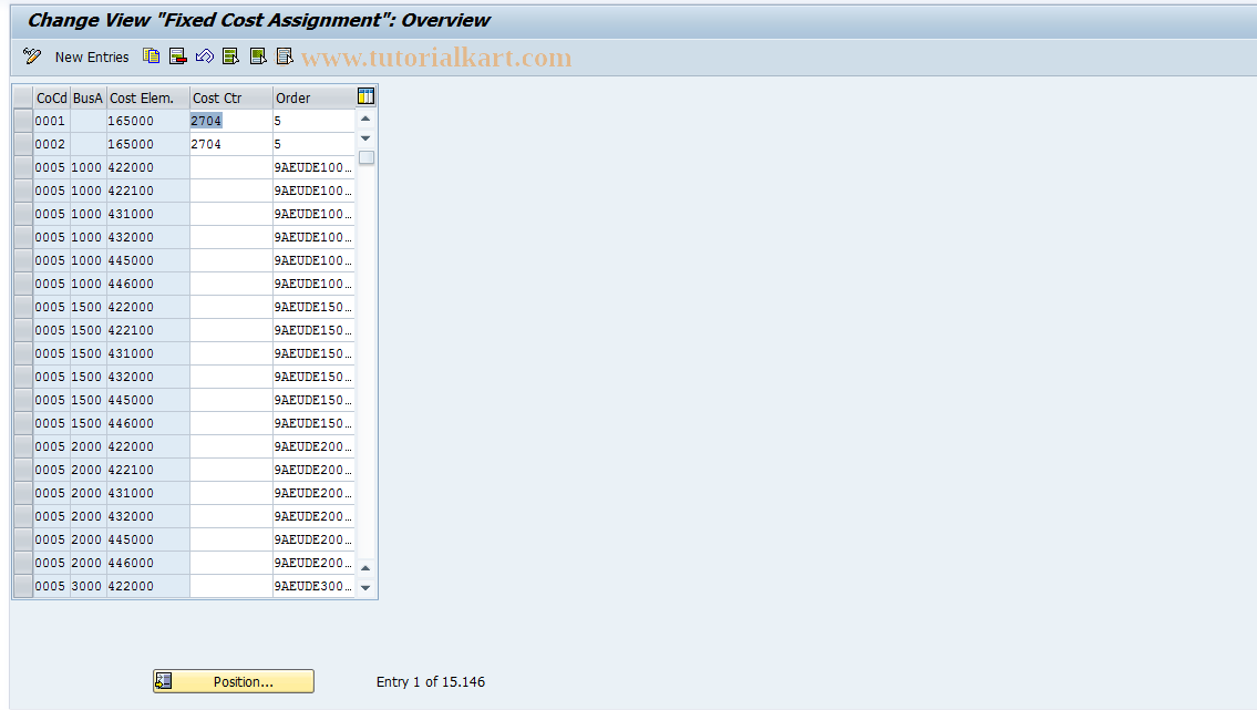 SAP TCode S_AHR_61010657 - IMG Activity: OHAXRI061