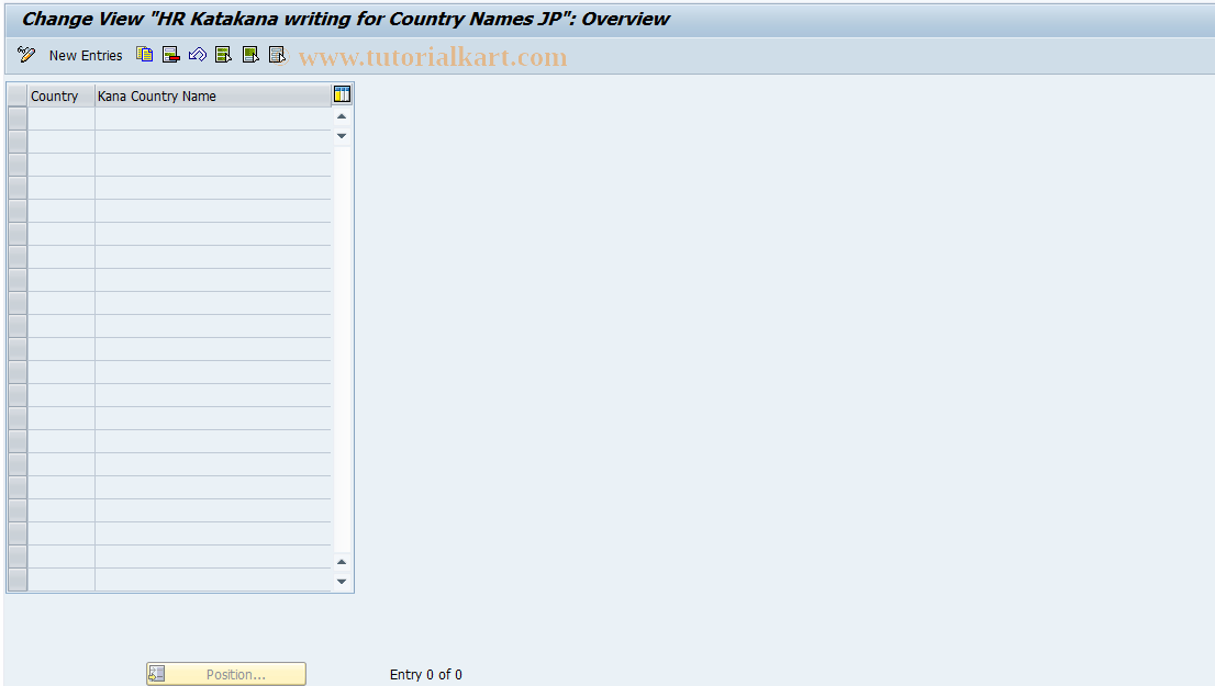 SAP TCode S_AHR_61010666 - IMG Activity: OHIJ0127