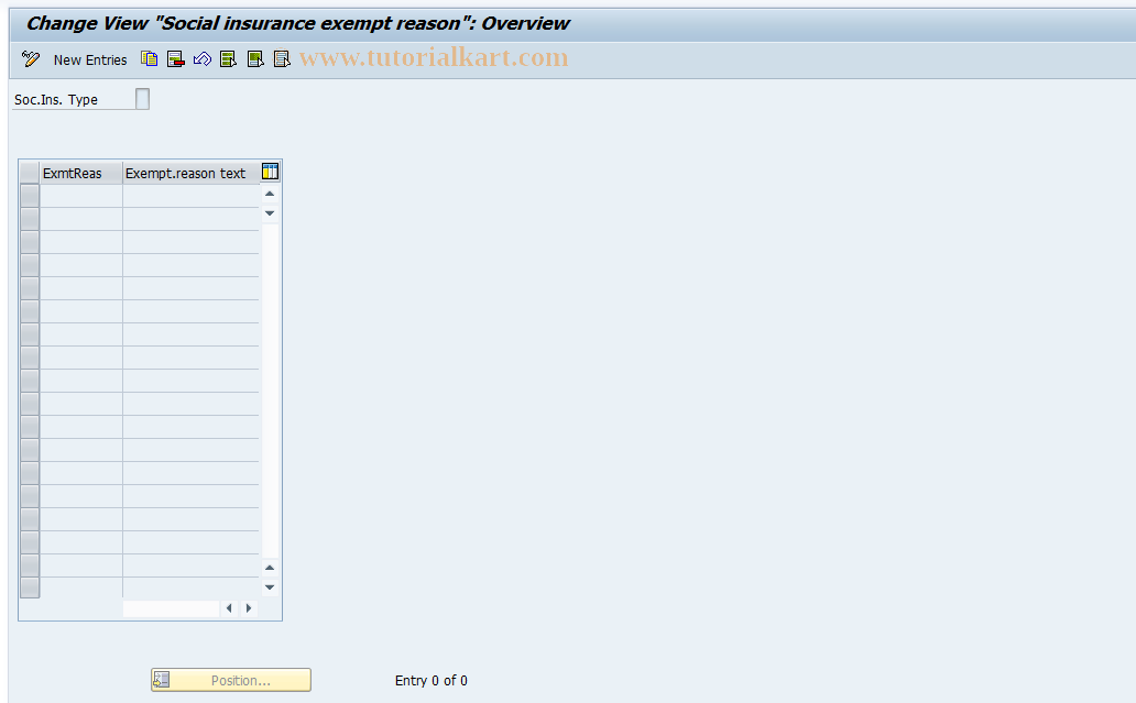 SAP TCode S_AHR_61010678 - IMG Activity: OHIW2150