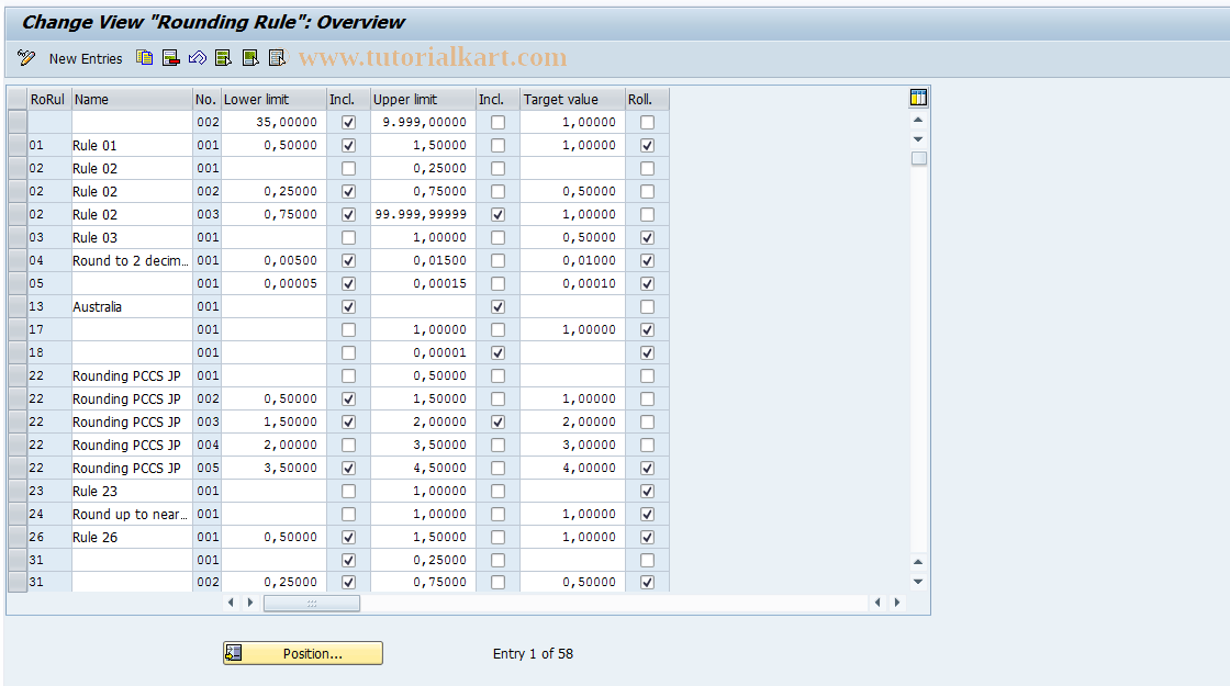 SAP TCode S_AHR_61010686 - IMG Activity: SIMGOHT095