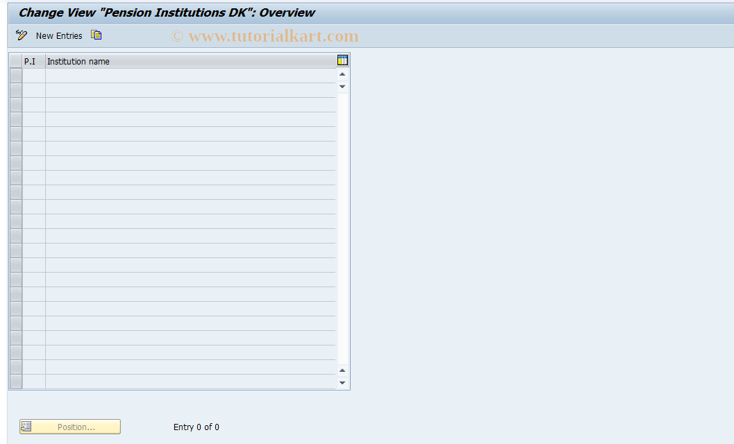 SAP TCode S_AHR_61010692 - IMG Activity: OHIMPENSINST