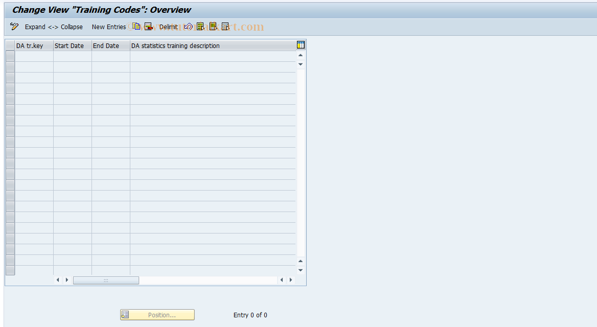 SAP TCode S_AHR_61010702 - IMG Activity: OHIMEDUCCODES