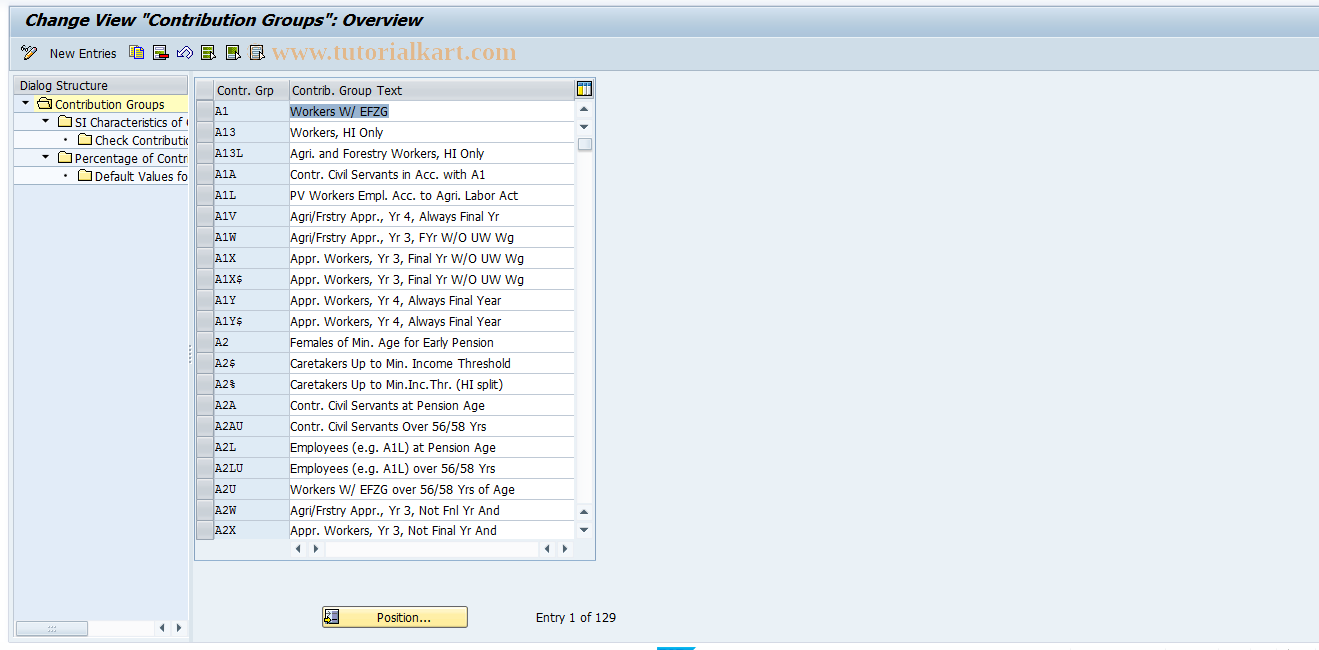 SAP TCode S_AHR_61010726 - IMG Activity: OHIA0382