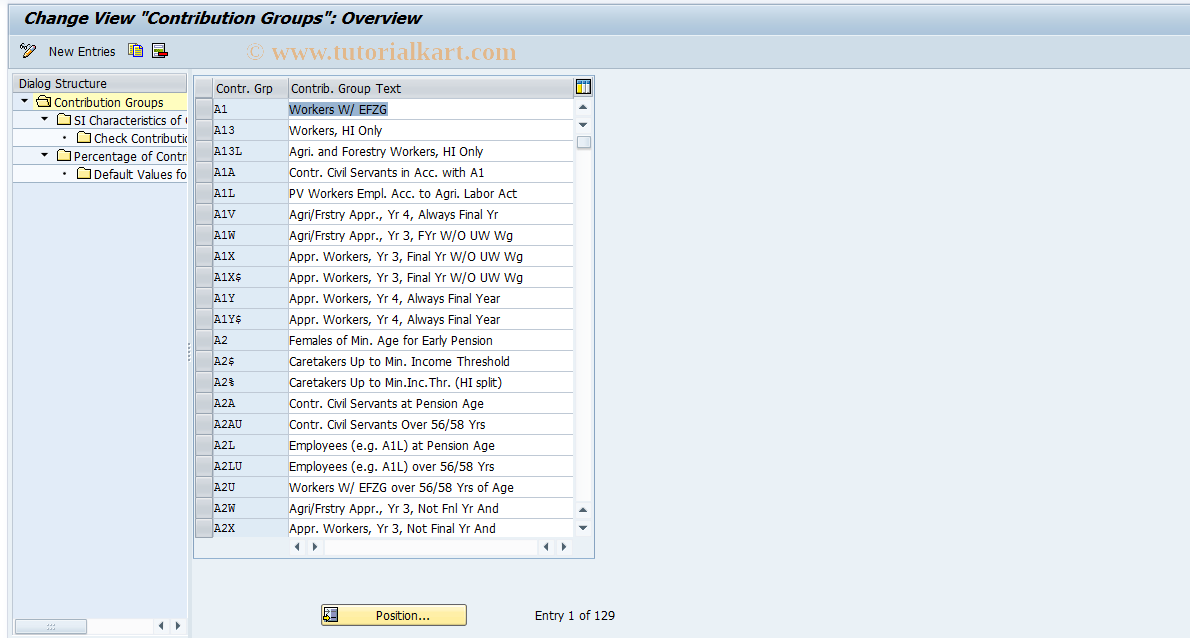 SAP TCode S_AHR_61010734 - IMG Activity: OHIA0384