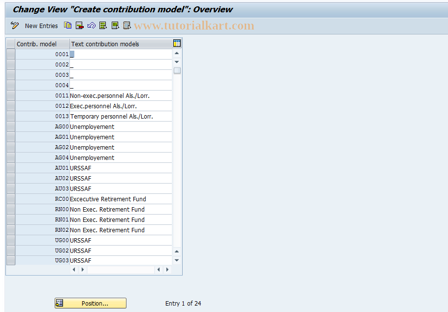 SAP TCode S_AHR_61010748 - IMG Activity: OHIF03631