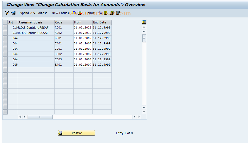 SAP TCode S_AHR_61010757 - IMG Activity: OHIF03592