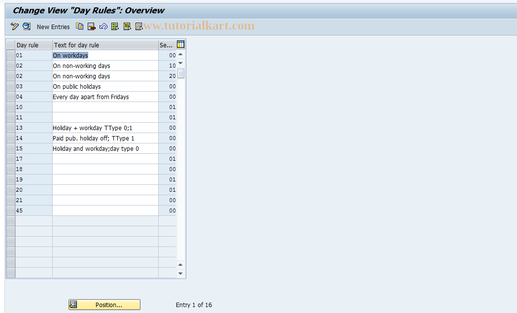 SAP TCode S_AHR_61010764 - IMG Activity: OHAXAB004