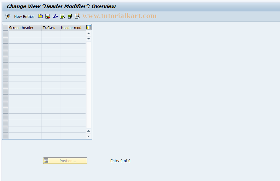 SAP TCode S_AHR_61010794 - IMG Activity: OHTX212