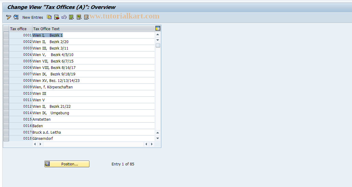 SAP TCode S_AHR_61010824 - IMG Activity: OHIA0434