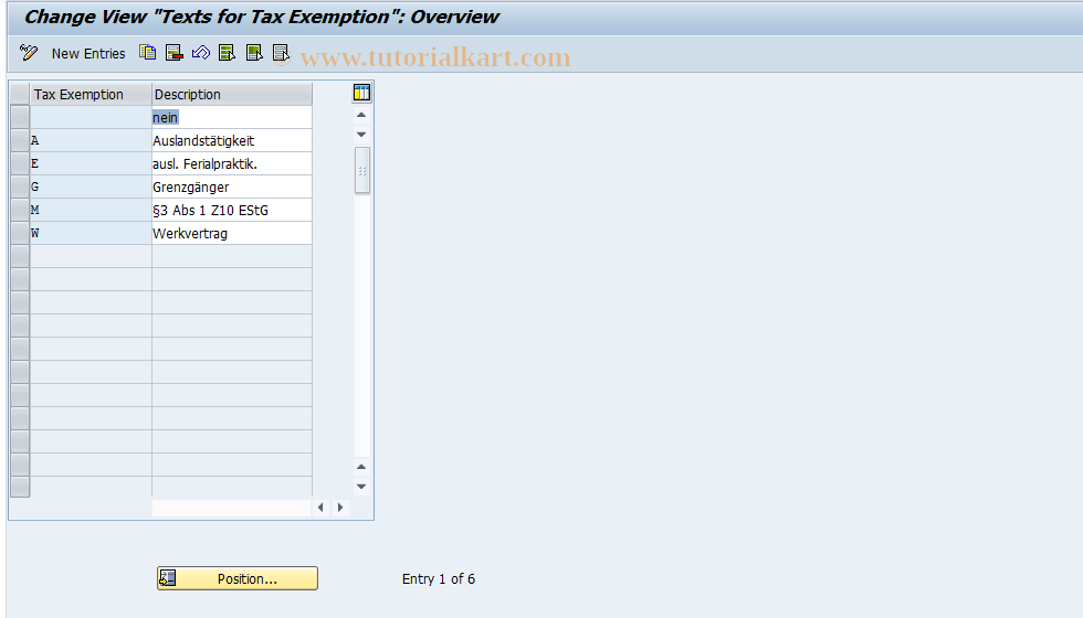 SAP TCode S_AHR_61010827 - IMG Activity: OHIA0436