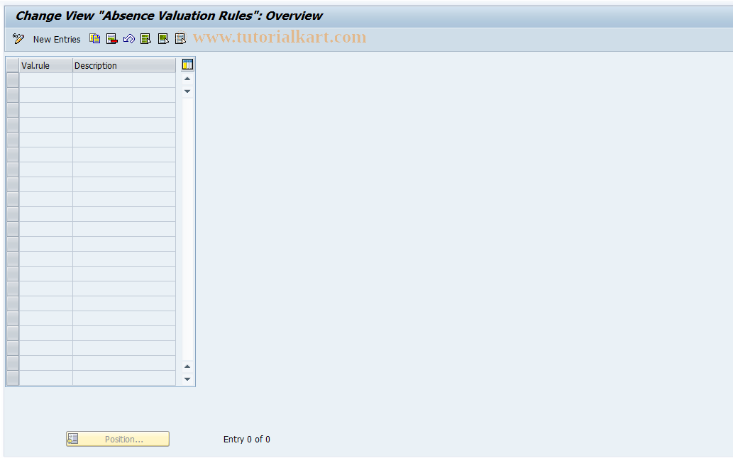 SAP TCode S_AHR_61010835 - IMG Activity: OHAXAB001