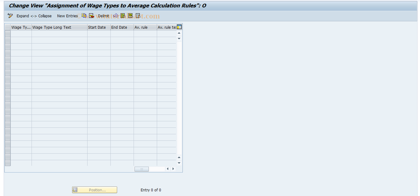 SAP TCode S_AHR_61010846 - IMG Activity: OHAX_AV_P