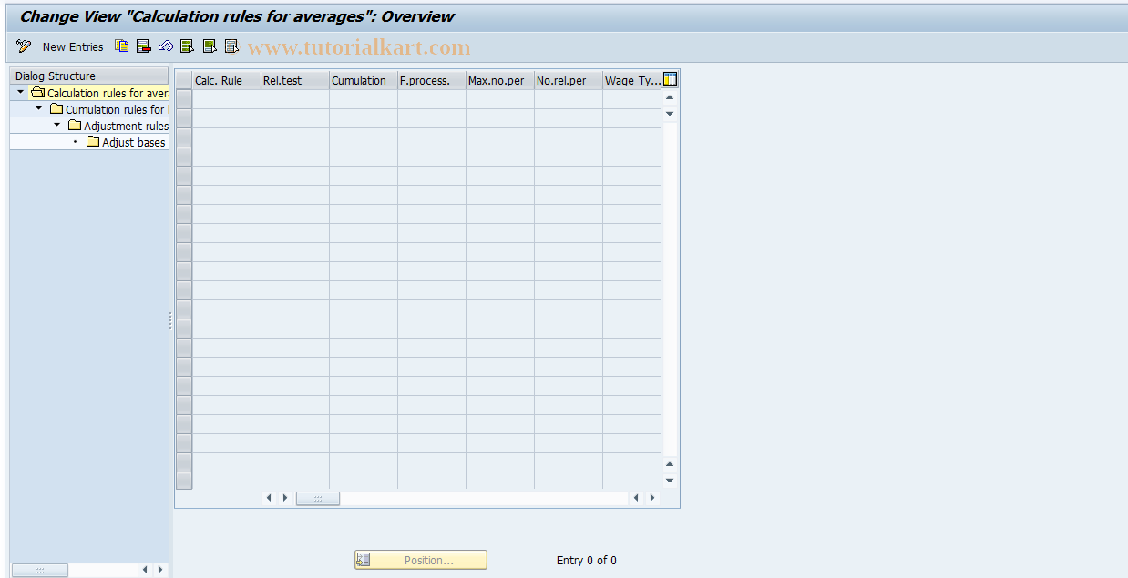 SAP TCode S_AHR_61010859 - IMG Activity: OHAXAV511A