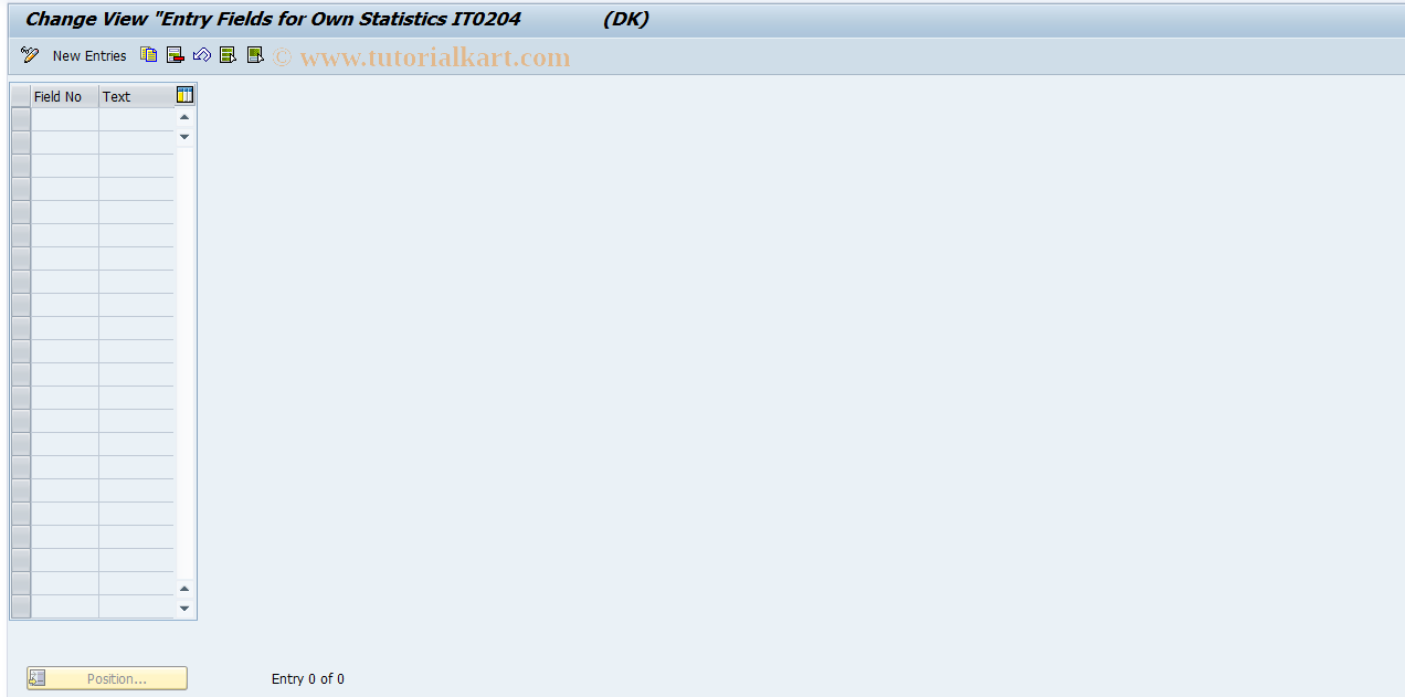 SAP TCode S_AHR_61010880 - IMG Activity: OHIMSTATFIELDS