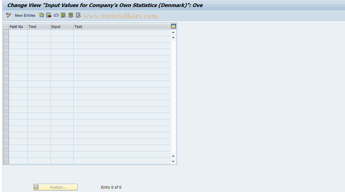 SAP TCode S_AHR_61010882 - IMG Activity: OHIMSTATVALUES