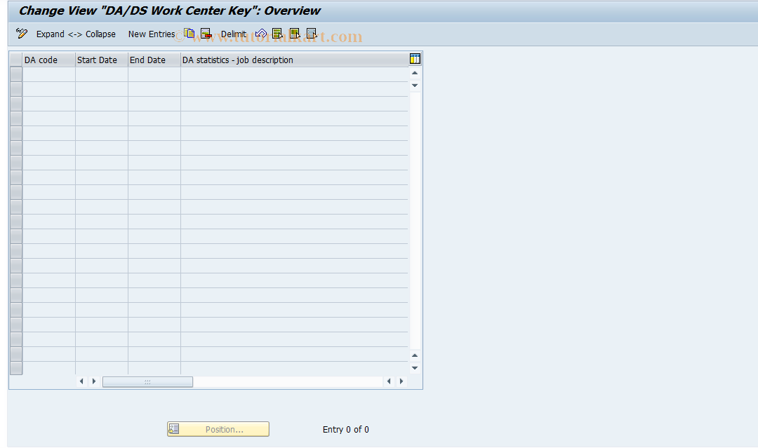 SAP TCode S_AHR_61010890 - IMG Activity: OHIMDAWPCODES