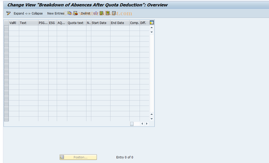 SAP TCode S_AHR_61010912 - IMG Activity: OHAXAB200