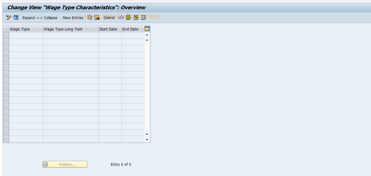 SAP TCode S_AHR_61010939 - IMG Activity: OHAXUM103