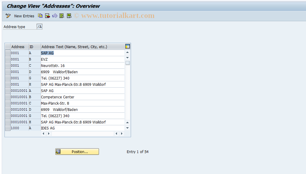 SAP TCode S_AHR_61010951 - IMG Activity: OHAXUM010