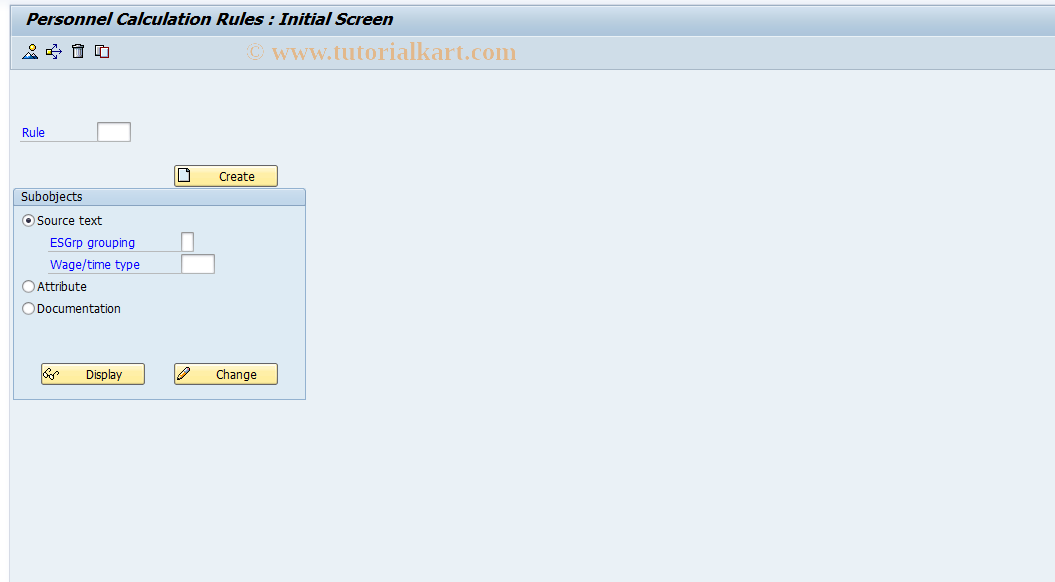 SAP TCode S_AHR_61010960 - IMG Activity: OHAXAB010