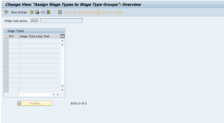 SAP TCode S_AHR_61010990 - IMG Activity: OHIX0293B