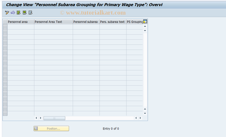 SAP TCode S_AHR_61010997 - IMG Activity: OHIX0294G