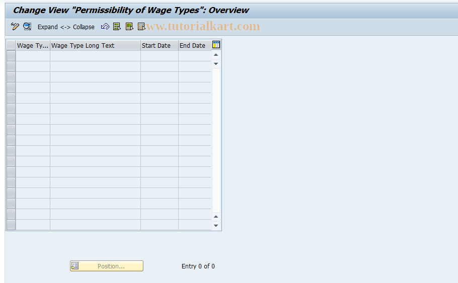 SAP TCode S_AHR_61010998 - IMG Activity: OHIX0294E