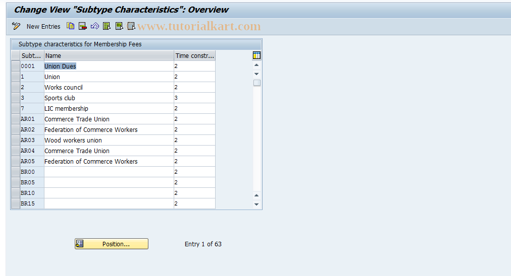 SAP TCode S_AHR_61011003 - IMG Activity: OHIE0579