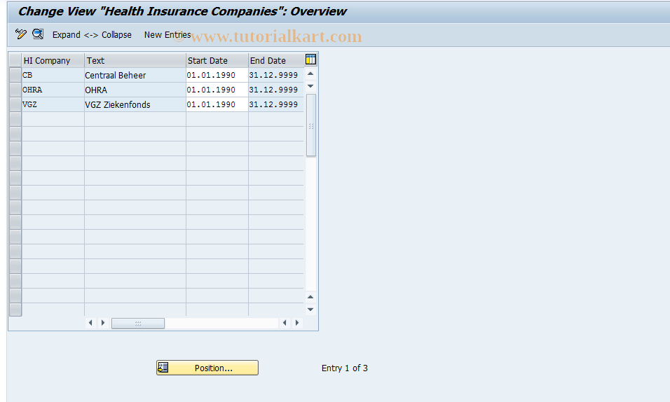 SAP TCode S_AHR_61011053 - IMG Activity: OHIN0356