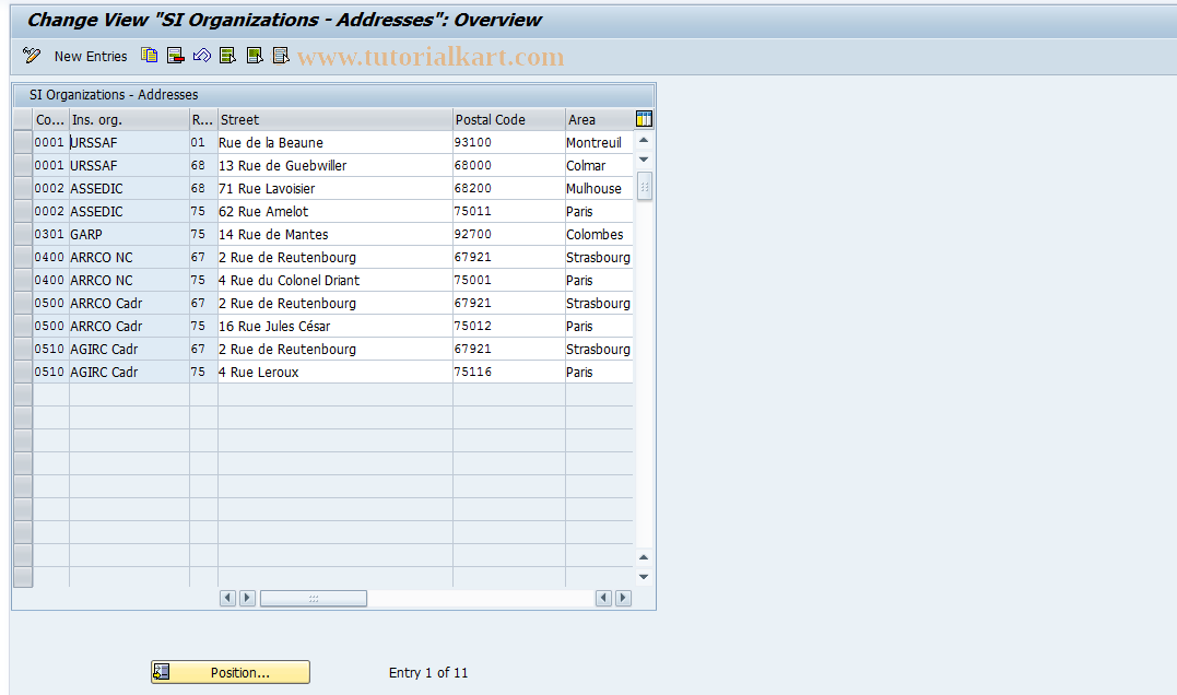 SAP TCode S_AHR_61011070 - IMG Activity: OHIF03602