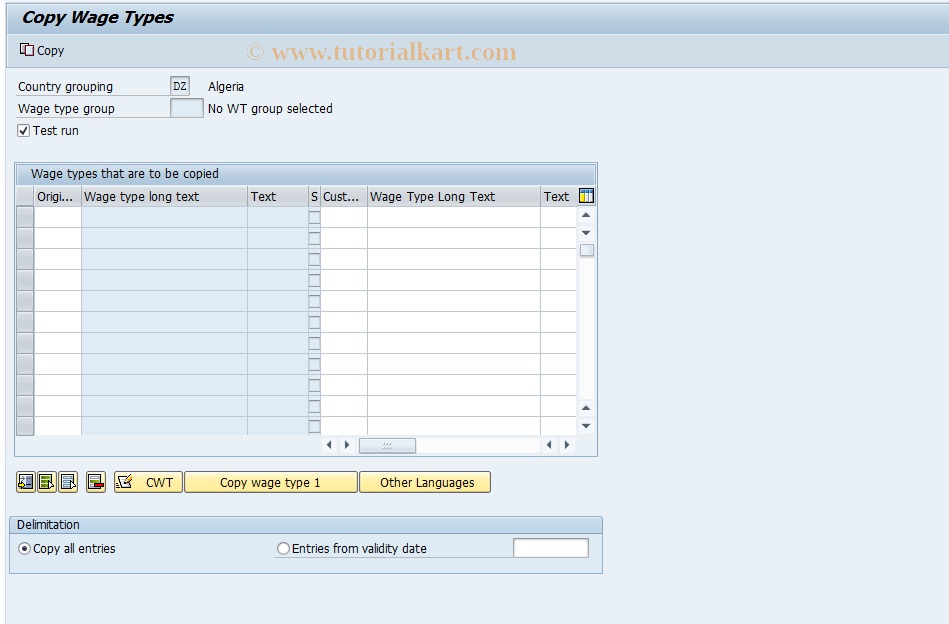 SAP TCode S_AHR_61011082 - IMG Activity: OHIF0402