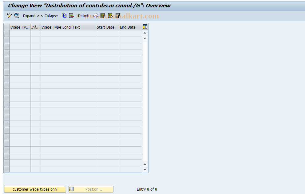 SAP TCode S_AHR_61011085 - IMG Activity: OHIF0406