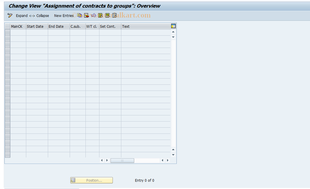 SAP TCode S_AHR_61011092 - IMG Activity: OHIEGC11D