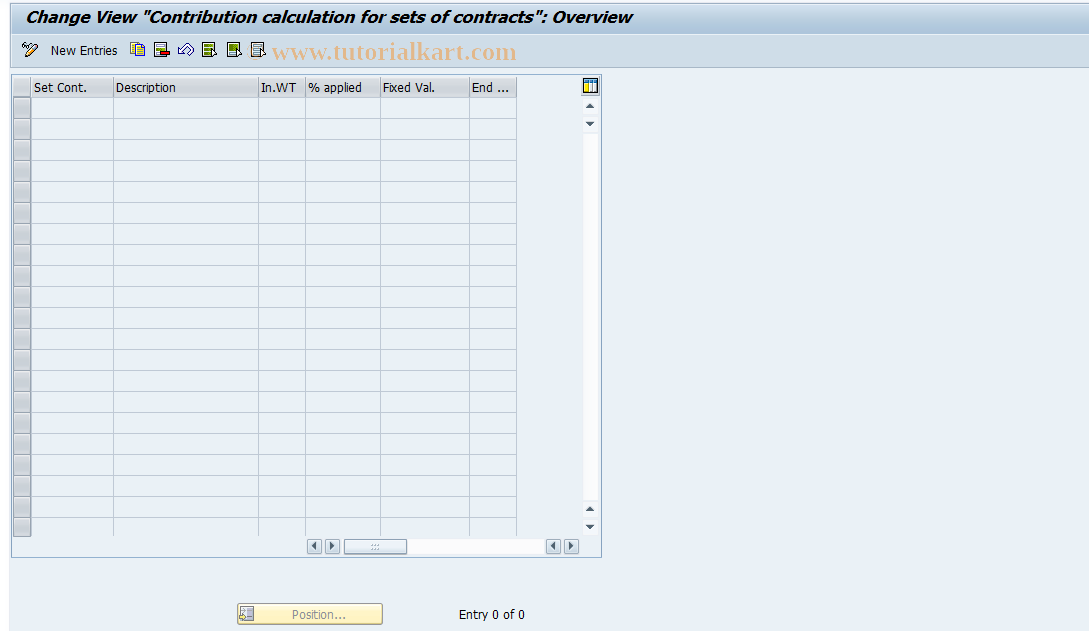 SAP TCode S_AHR_61011093 - IMG Activity: OHIEGC11E