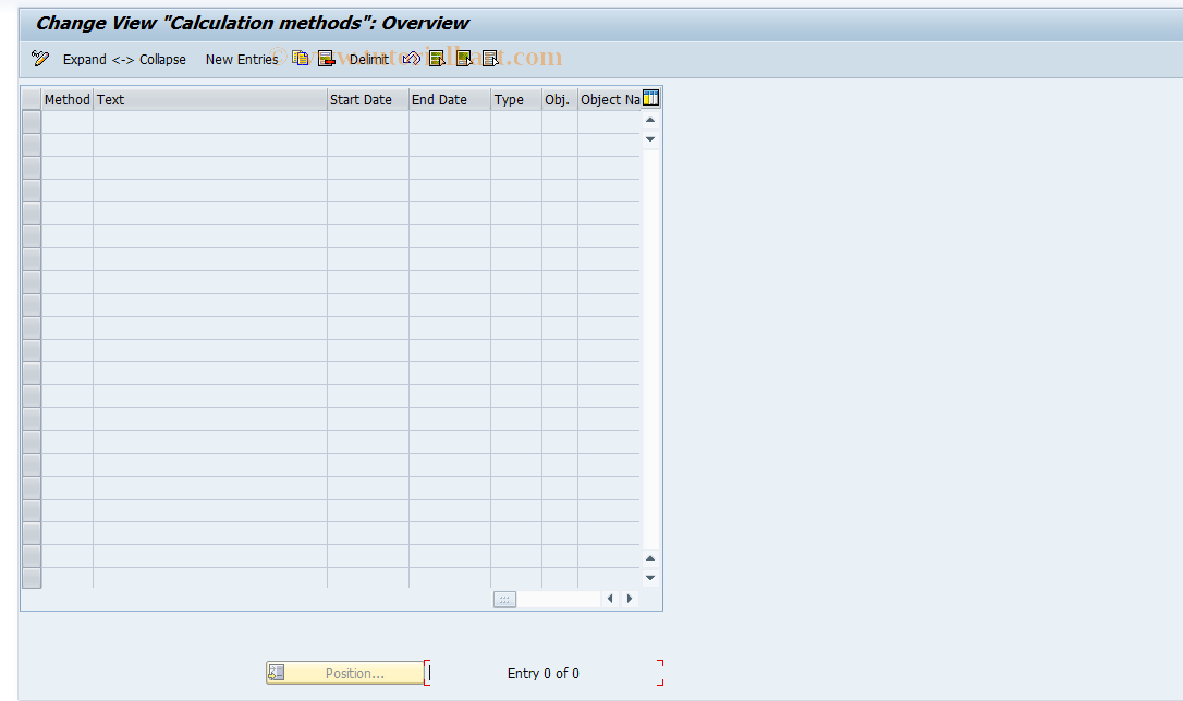 SAP TCode S_AHR_61011098 - IMG Activity: OHIEGC1A