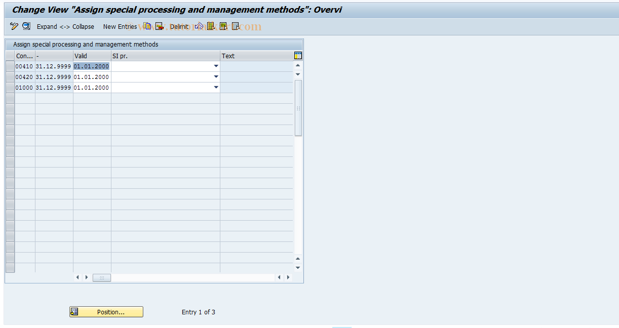 SAP TCode S_AHR_61011099 - IMG Activity: OHIEGC1B