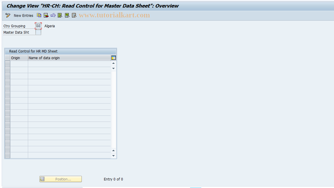 SAP TCode S_AHR_61011140 - IMG Activity: OHIC0515