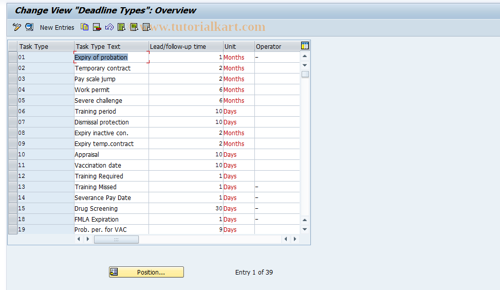 SAP TCode S_AHR_61011162 - IMG Activity: OHIX0569