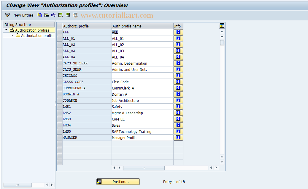 SAP TCode S_AHR_61011183 - IMG Activity: OHIX0031