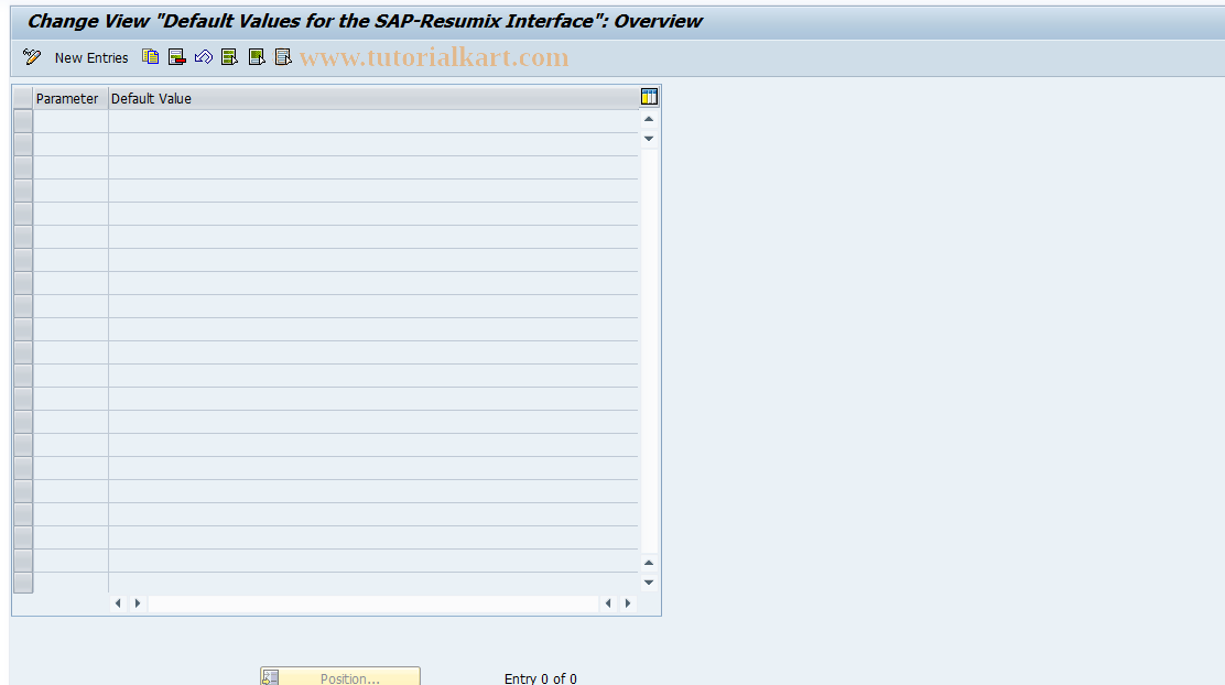 SAP TCode S_AHR_61011190 - IMG Activity: OHIURSX02