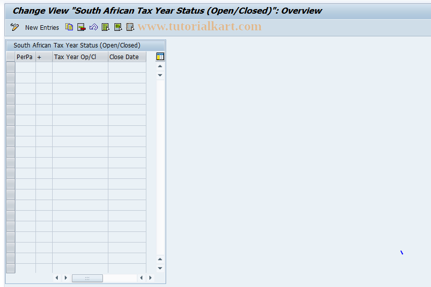 SAP TCode S_AHR_61011263 - IMG Activity: OHIW8149