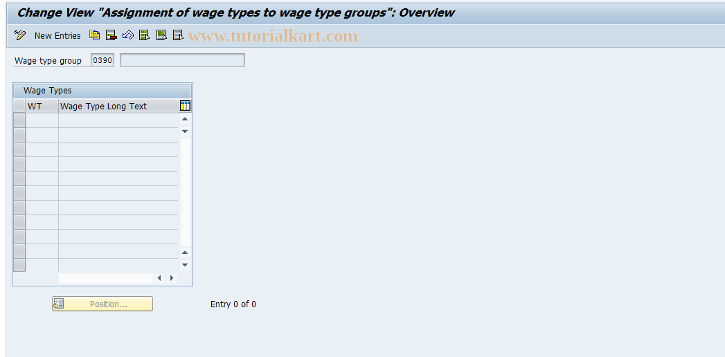 SAP TCode S_AHR_61011266 - IMG Activity: OHIARIG005