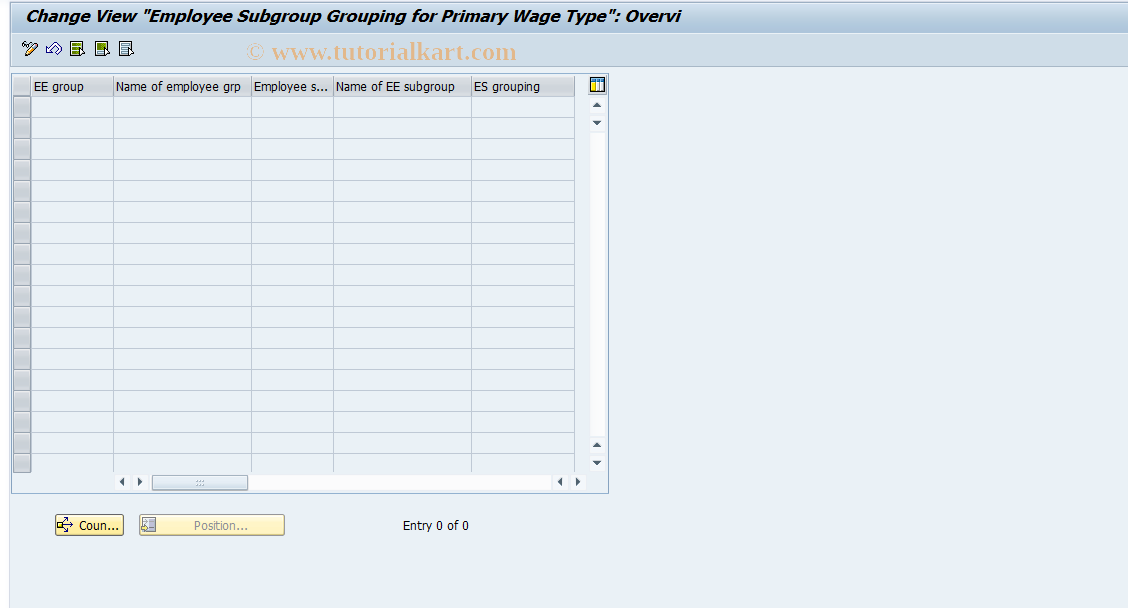 SAP TCode S_AHR_61011278 - IMG Activity: OHIARIG020