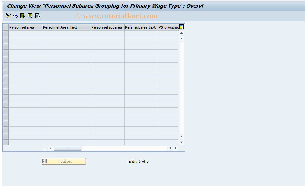 SAP TCode S_AHR_61011279 - IMG Activity: OHIARIG021