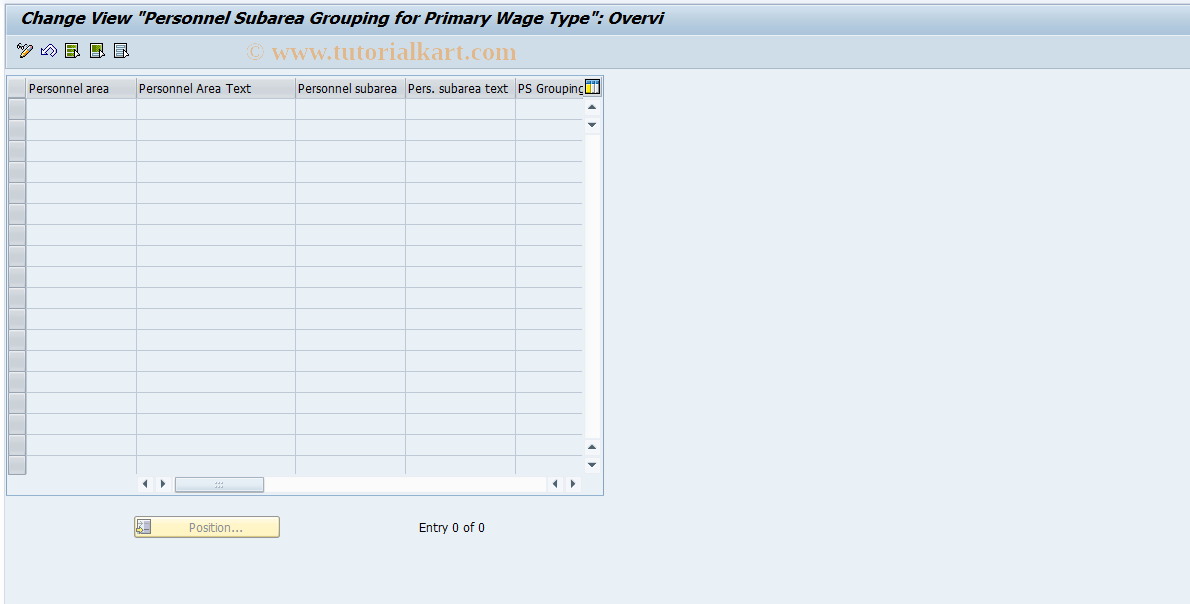 SAP TCode S_AHR_61011285 - IMG Activity: OHIARIG011