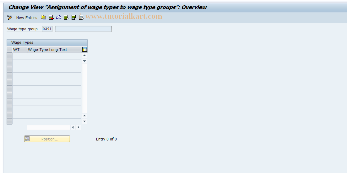 SAP TCode S_AHR_61011288 - IMG Activity: OHIARIG015